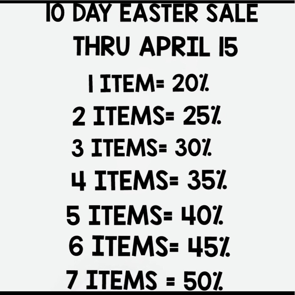 10 DAY BLOWOUT SALE